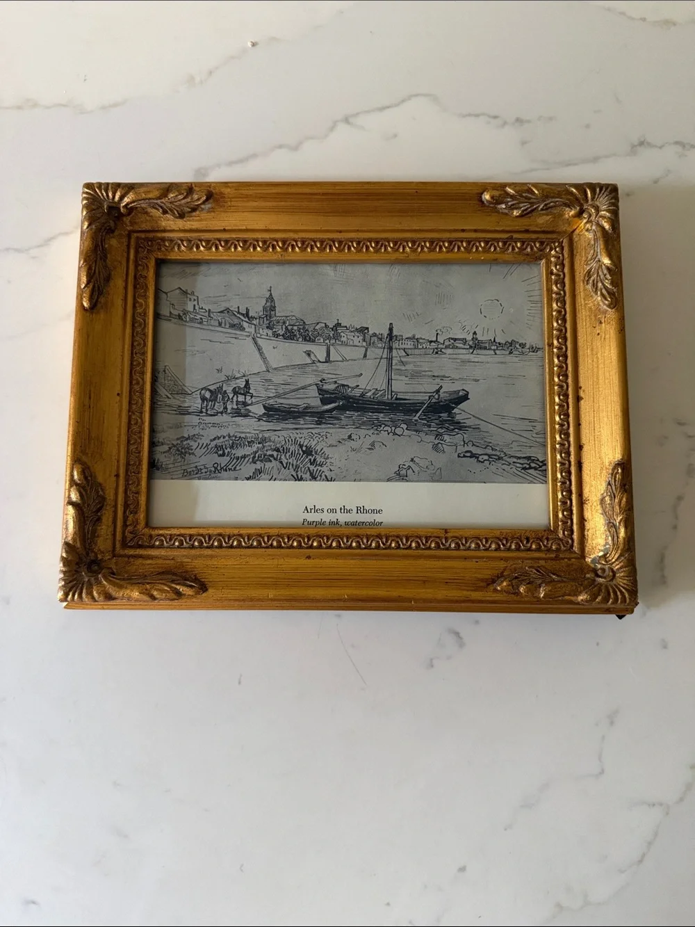 Gold Ornate Decorative Tabletop Picture Frame